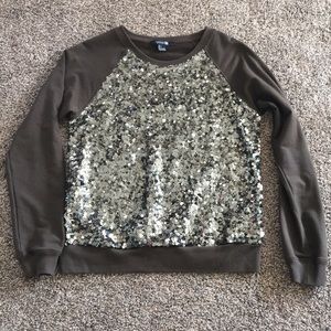 ❤️Forever 21 Sequin Sweatshirt